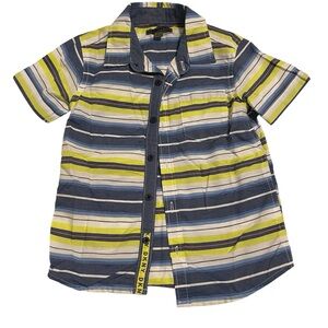 DKNY Kids Short Sleeve Button Down Shirt